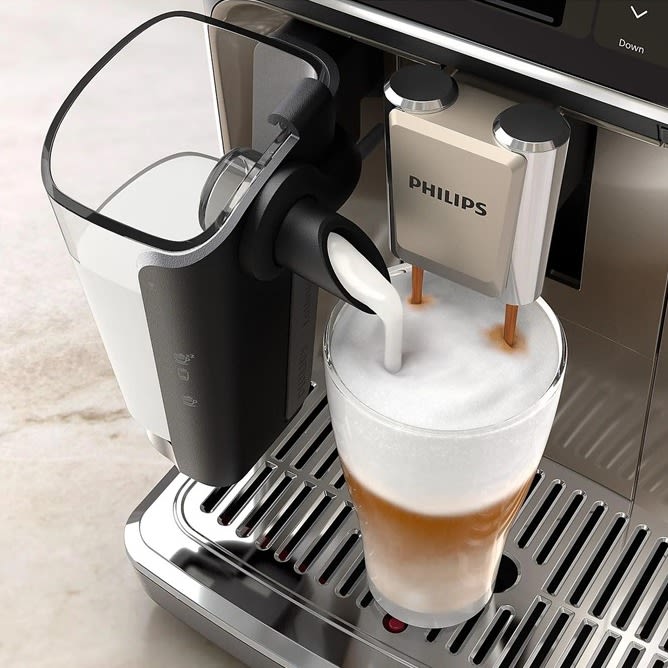 The advantage of the LatteGo milk system