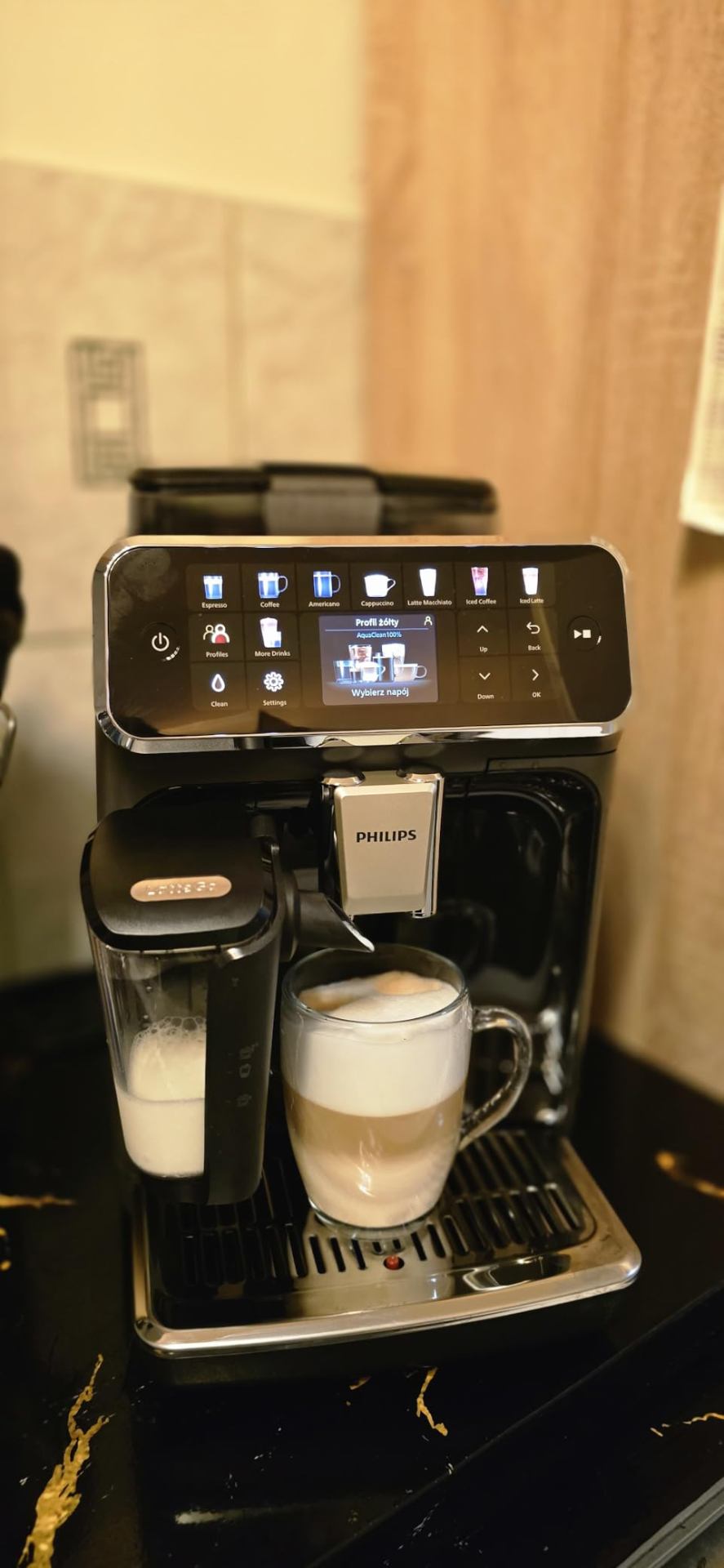 Photo from Mark K. — Finally a decent bean-to-cup
